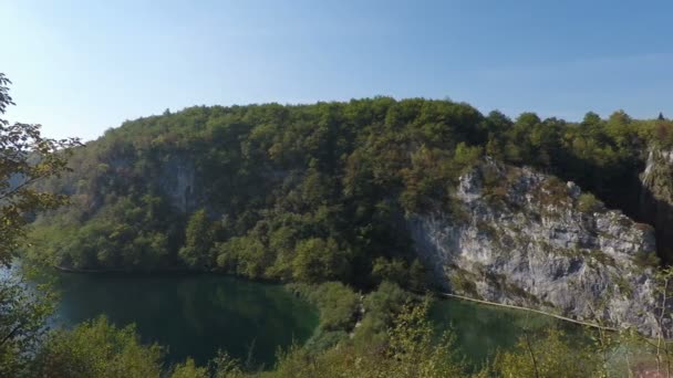 Cascada en Plitvice — Vídeo de stock