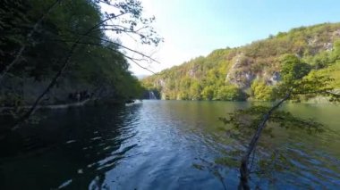plitvice gölleri, şelale
