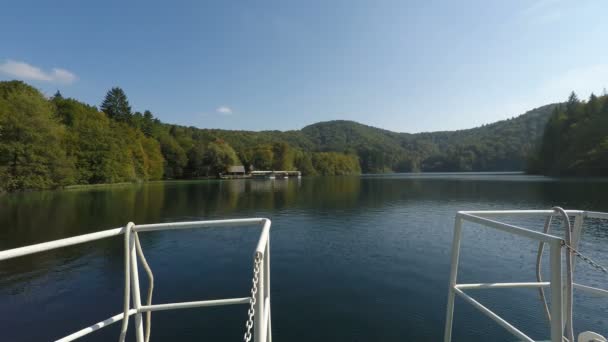 Λιμνών Plitvice στην Κροατία — Αρχείο Βίντεο