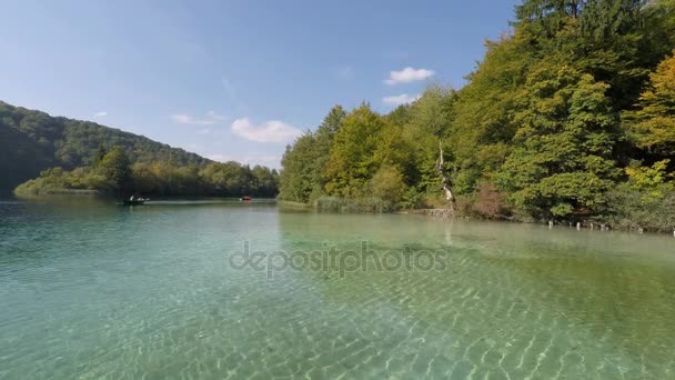 Plitvicer Seen in Kroatien — Stockvideo