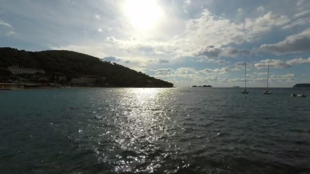 Napnyugta a marjan, Split — Stock videók