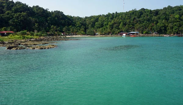 Baia tropicale di ko rong samloem — Foto Stock