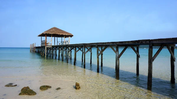 stock image jetty on koh rong samloem