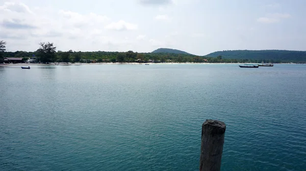 Baía tropical de ko samloem forte — Fotografia de Stock