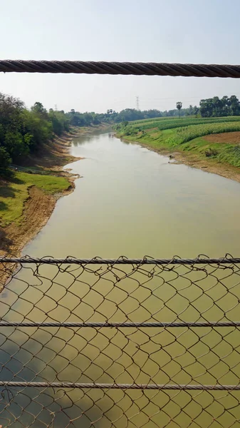 Tonle sap, tarım arazileri — Stok fotoğraf