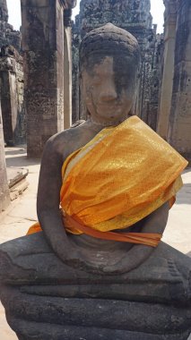 Buda heykelinin angkor wat