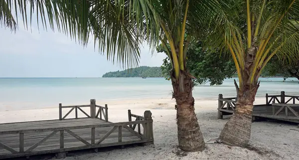 Koh Rong samloem beach — стоковое фото