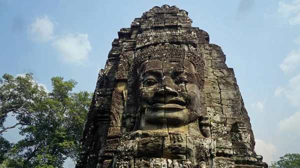 Das Gesicht des Buddha — Stockfoto