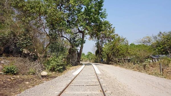 Battambang bambu tren — Stok fotoğraf