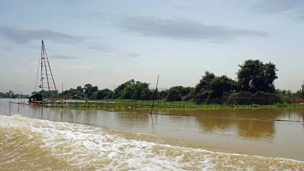 Tonle sap karides çiftlikleri — Stok fotoğraf