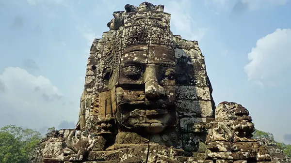 Das Gesicht des Buddha — Stockfoto