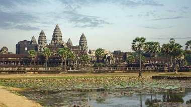 angkor wat Tapınağı'nda öğleden sonra