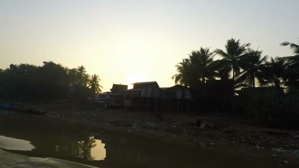 Tonle Sap Floden Kambodja — Stockvideo