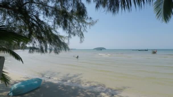 Otres 海滩在柬埔寨 — 图库视频影像