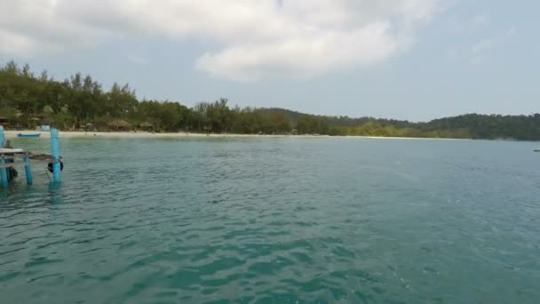 Tropický Ostrov Koh Rong Kambodži — Stock video