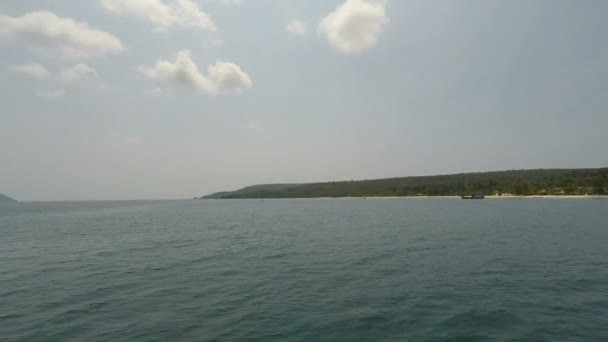 Isla Tropical Koh Rong Cambodia — Vídeo de stock