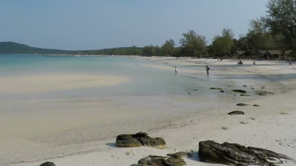 Île Tropicale Koh Rong Samloen Cambodia — Video