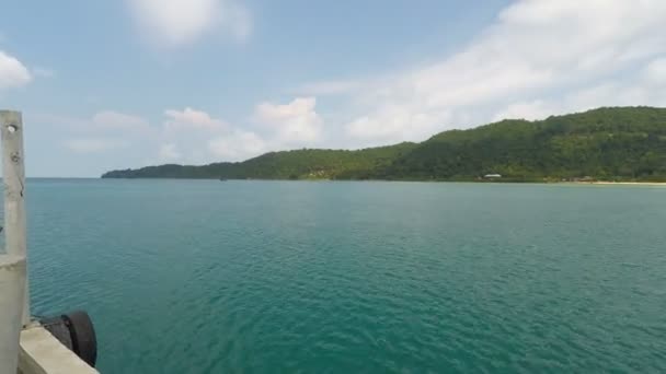 Tropický Ostrov Koh Rong Samloen Kambodži — Stock video