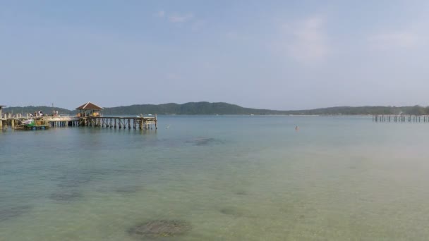 Tropical Island Koh Rong Samloen Cambodia — стоковое видео