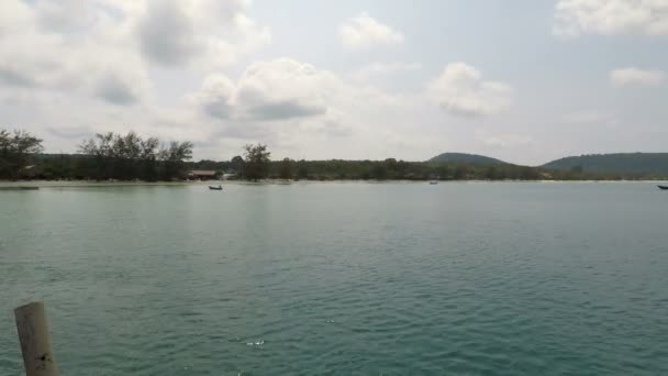 Tropische Insel Koh Rong Samloen Kambodscha — Stockvideo