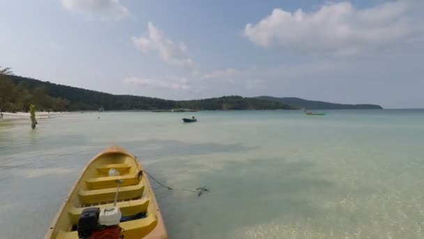 Pulau Tropis Koh Rong Samloen Cambodia — Stok Video