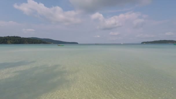 Κοχ Ρονγκ Samloem Νησί Στην Καμπότζη — Αρχείο Βίντεο