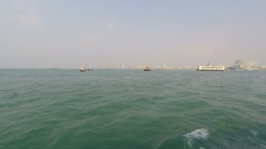 Pattaya, Tayland - Mart 2018 yaklaşık: Pattaya kıyı şeridi