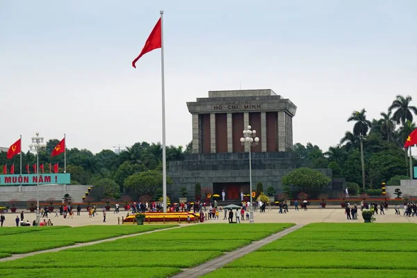 Chi Minh Mozoleum Hanoi Vietnam — Stok fotoğraf