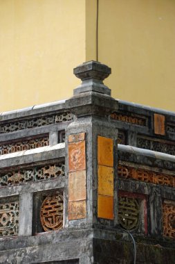 Vietnam 'daki eski bir tapınak köyü.