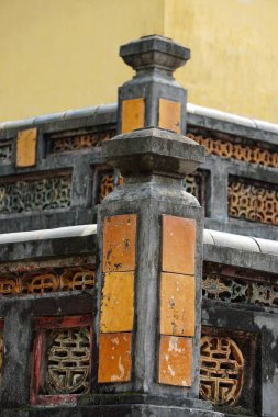 Vietnam 'daki eski bir tapınak köyü.