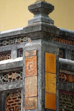 Vietnam 'daki eski bir tapınak köyü.