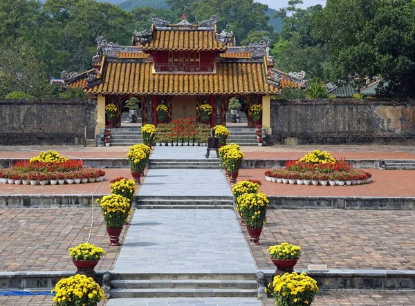 Starověké Chrám Vesnice Odstínu Vietnamu — Stock fotografie