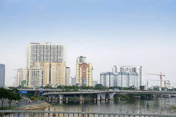 Einheimische Leben Einem Vorort Der Stadt Chi Minh Vietnam — Stockfoto