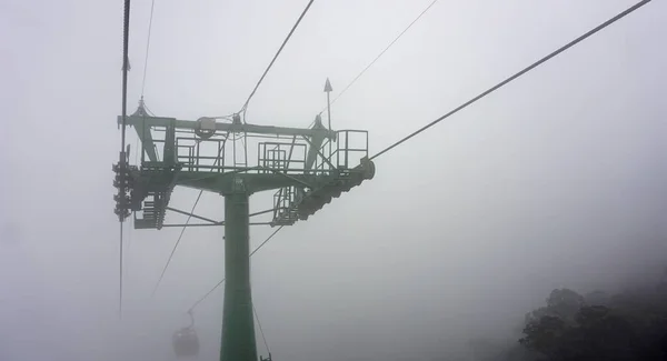 越南巴纳山区的缆车 — 图库照片