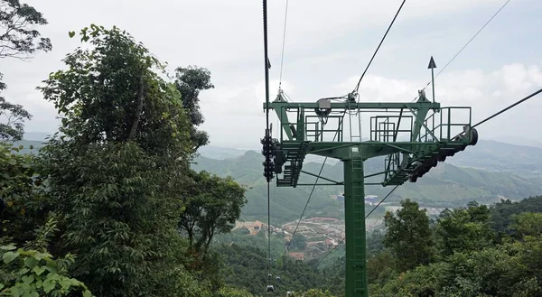 Seilbahn Banahügel Vietnam — Stockfoto