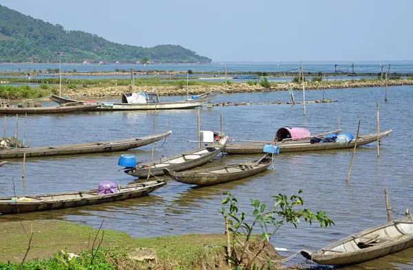 Paisaje Rural Centro Vietnam Cerca Tonalidad — Foto de Stock