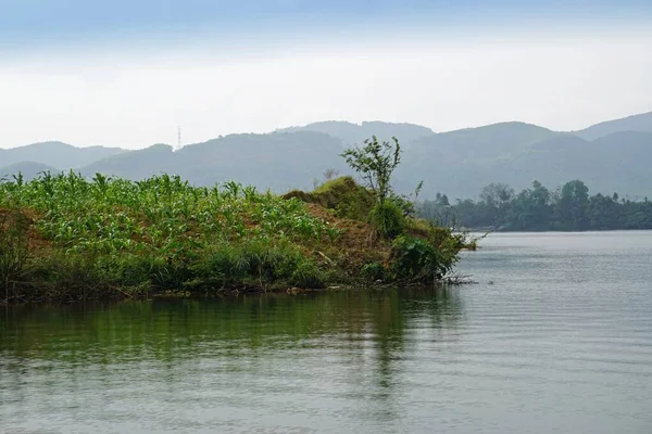 Rivieroever Van Parfumrivier Kleur Van Vietnam — Stockfoto