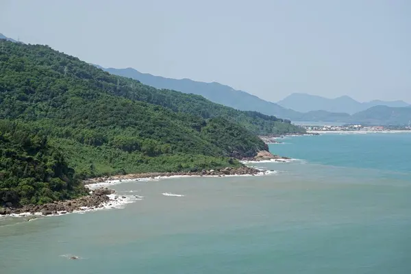 Hermosa Línea Costera Tropical Vietnam Cerca Danang — Foto de Stock