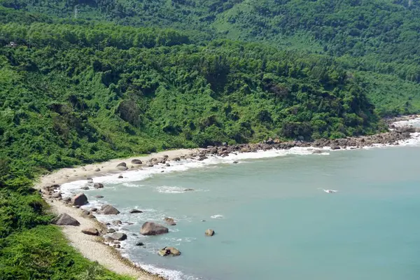 Mooie Tropische Kustlijn Vietnam Bij Danang — Stockfoto