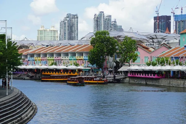 Clarke Quay Area Singapore — Stock Photo, Image