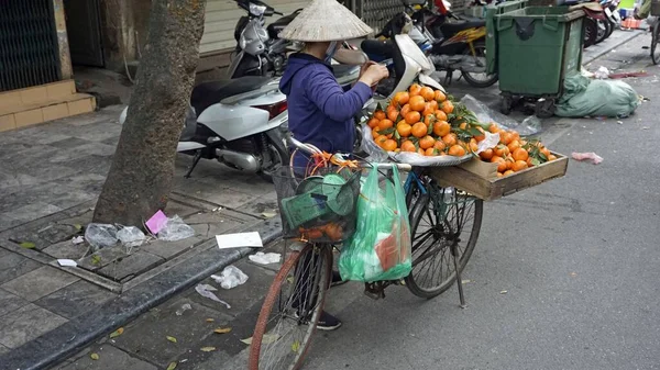Escena Del Mercado Callejero Hanói Vietnam — Foto de Stock