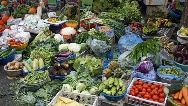 Straatmarkt Hanoi Vietnam — Stockfoto