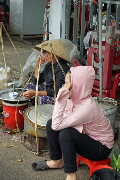 Colorido Mercado Alimentos Local Matiz Vietnam — Fotografia de Stock