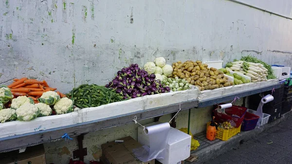 Colorful Strett Market Streets Little India Singapore — Stock Photo, Image