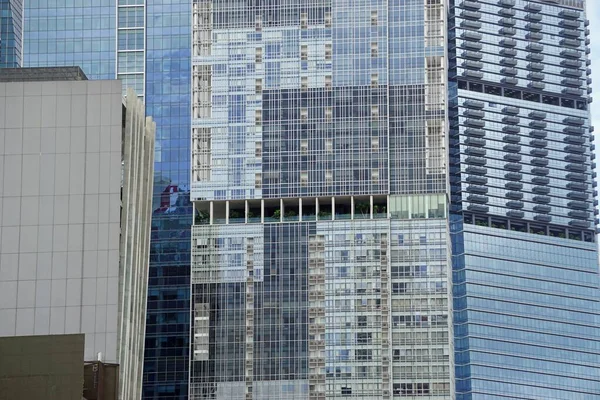 Ogromne Nowe Biurowce Centrum Miasta Singapores — Zdjęcie stockowe