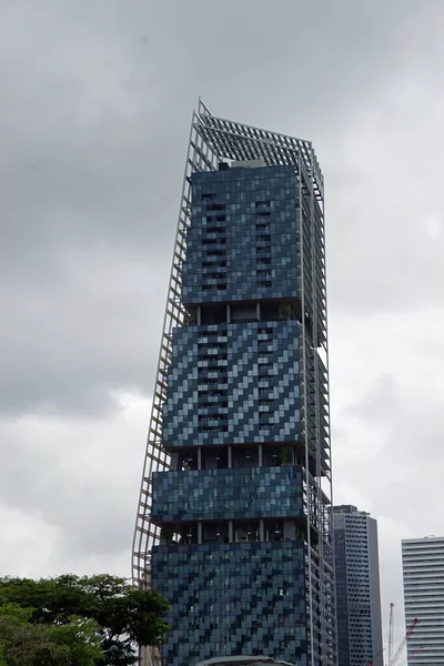 Enorme Nieuwe Kantoorgebouwen Singapores Centrum — Stockfoto