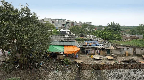 Hanois郊区简易住宅区 — 图库照片