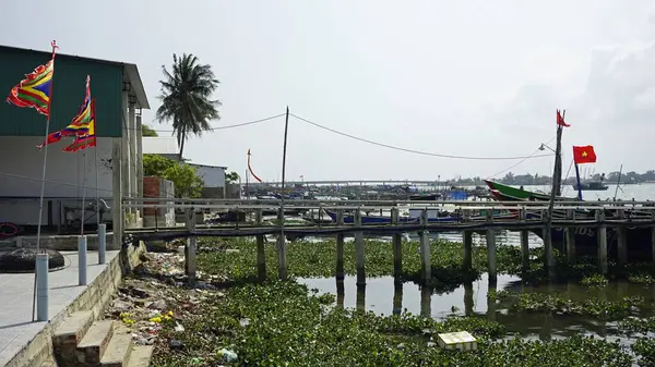 Eenvoudig Dorpsleven Buiten Tint Vietnam — Stockfoto