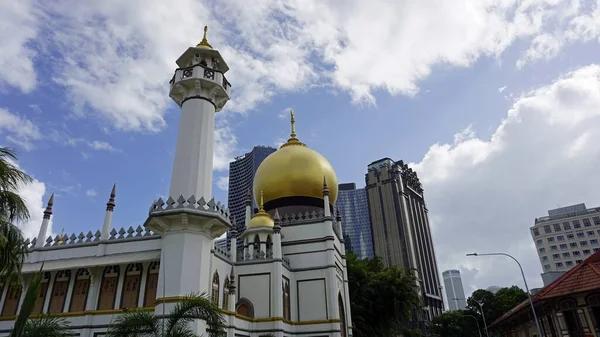 Duży Islamski Meczet Mieście Singapore — Zdjęcie stockowe