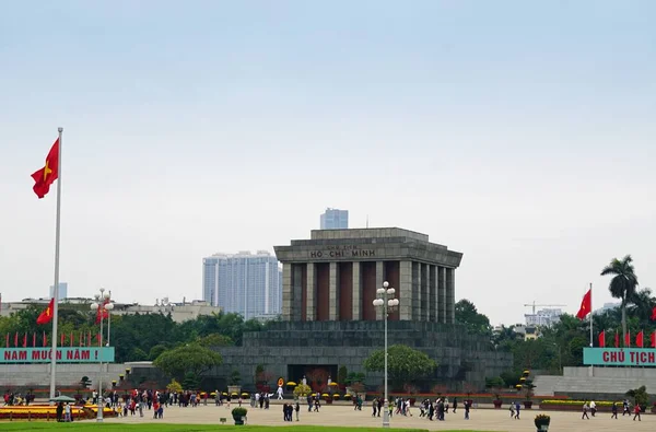 Chi Minh Mausoleo Hanoi Vietnam — Foto de Stock